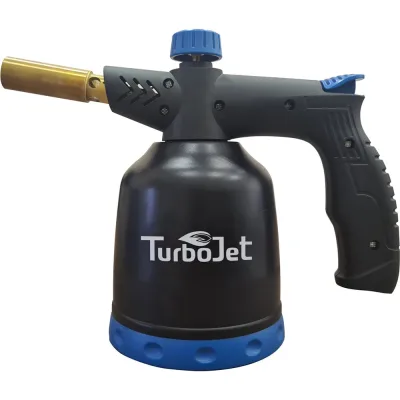 Паяльная лампа с пьезоподжигом (пластиковый корпус) Turbojet TJ420PL-B