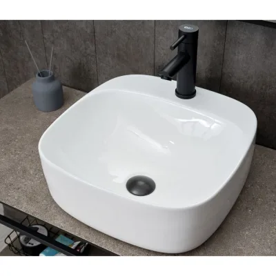 Раковина Gid N9284 накладная белая 42x42x15.5 51219