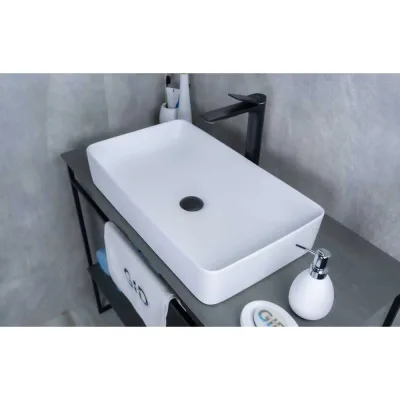 Раковина Gid Wm9396 накладная белый матовый 60x34x11 51189