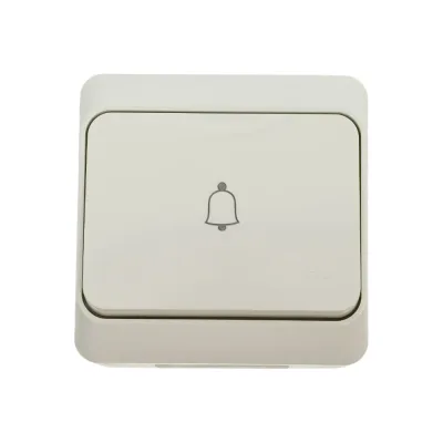 Кнопка звонка TOKOV ELECTRIC оп nix 10а ip54 250в бел. TKE-NX-DB-C01-IP54