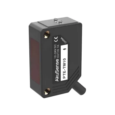 Оптический Датчик Однолучевой световой барьер AKUSENSE PTE-TM10AP Sn=10000 мм PNP NO/NC (Программ) 10...30 VDC кабель 2 м 07-00037855