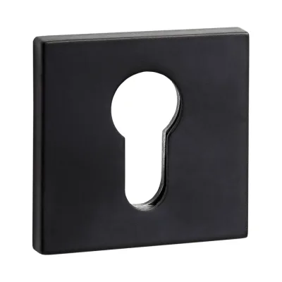 Накладка на цилиндр PUERTO серия SLIM, черный INET AL 03 slim B