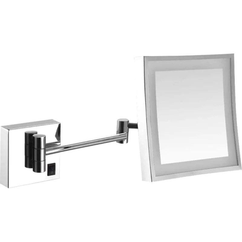 Подвесное зеркало NOFER квадратное, с LED подсветкой 08003.B
