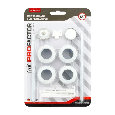 Комплект для монтажа радиатора с кронштейнами PROFACTOR 3/4" PF RK 551