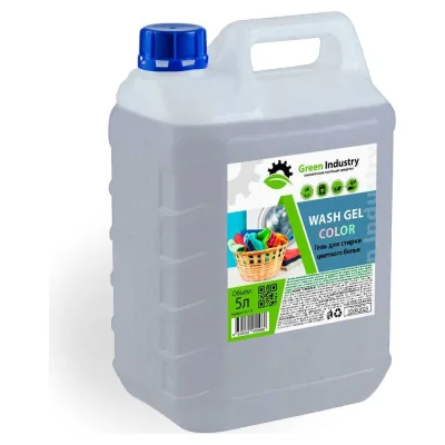 Гель для стирки Green Industry Wash Gel Color, 5л 100178