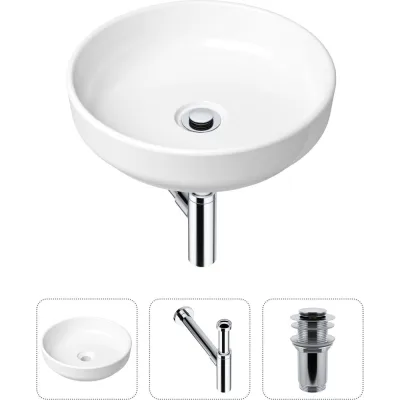 Накладная раковина для ванной Lavinia Boho Bathroom Sink Slim в комплекте 3 в 1 21520197