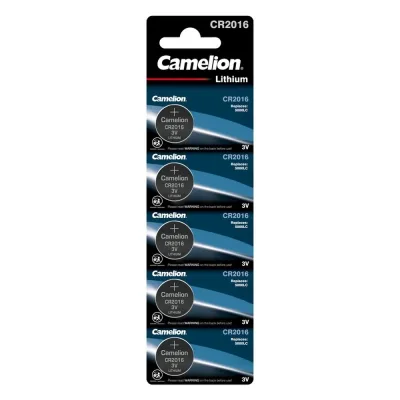 Батарейка Camelion BL-5 таблетка CR2016 3 В (5 шт.) (CR2016-BP5)
