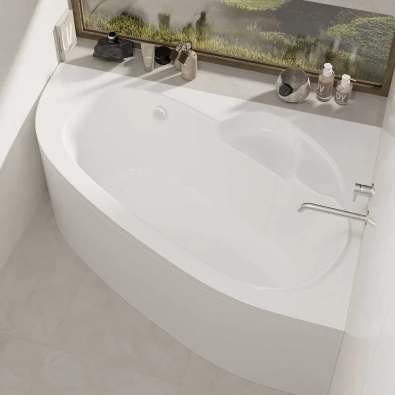 Ванна ALBA SPA Katrina асимметричная, правая, 170x110 ВАС028030П100