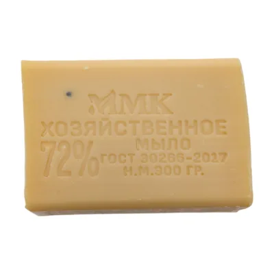 Хозяйственное мыло ММК 300 гр. 72% без обертки 42 шт МКХ1021
