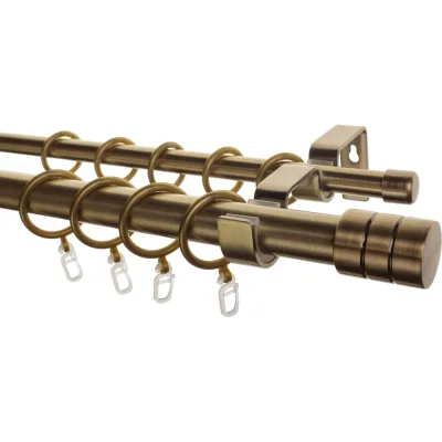 Металлический карниз LM DECOR лайт цилиндр, диаметр 25/16 мм, 3 м, антик SC08814131300AB