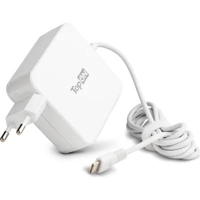 Блок питания для ноутбука samsung TopOn 20v 3.25a 65w usb type-c белый TOP-SA65QW