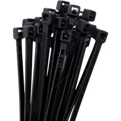 Нейлоновые стяжки HEADROCK черные, 3x200, 100 шт. 278-100-3200