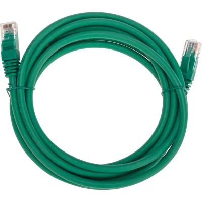 Патч-корд U/UTP REXANT CAT 6, RJ45-RJ45, 26AWG, LSZH, зеленый, 3м 02-0296-3