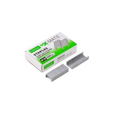 Скобы для степлера Hatber X-Mate №10 1000 скоб, 5 мм, оцинкованные, 10 шт. 063650