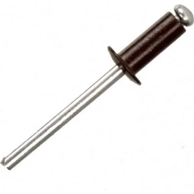 Заклепки Спец 4,0x10 RAL 8017 (темная-коричневый), 50 шт., блистер 3955