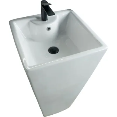 Раковина GID Nb145 напольная белая 46.5x46.5x81 81103