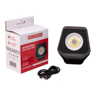 Фонарик Rotorica max light 2000 RT.9702000