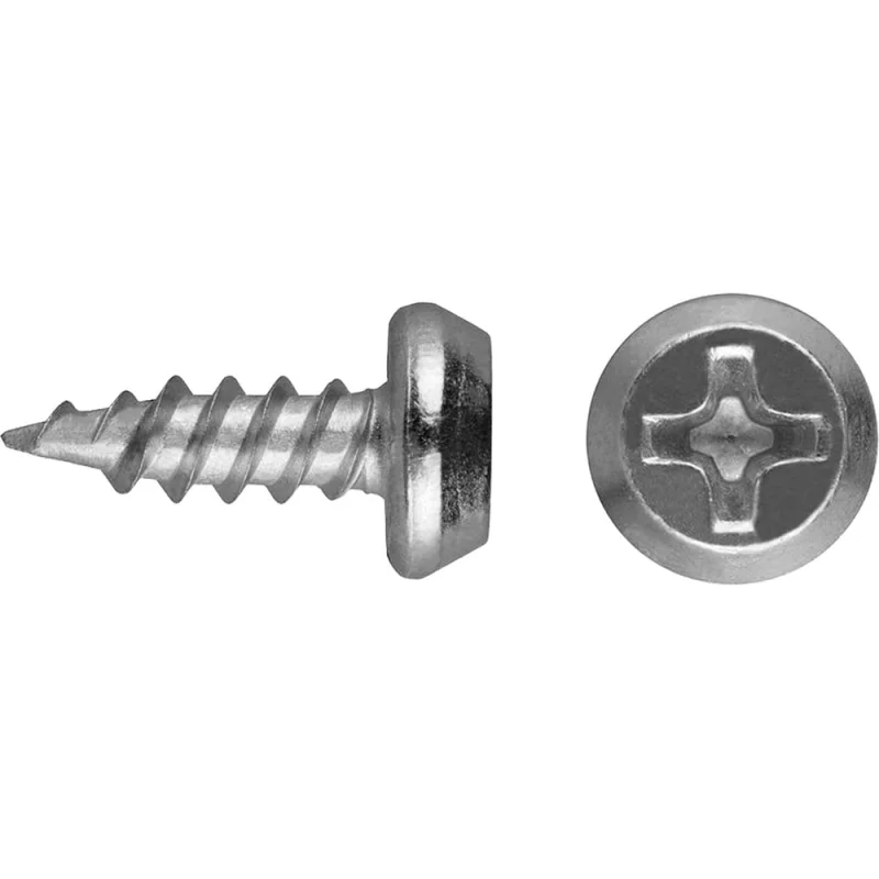 Саморез BOWT клоп острый, оцинкованный, 3.5x11 мм, 10 шт. K02013