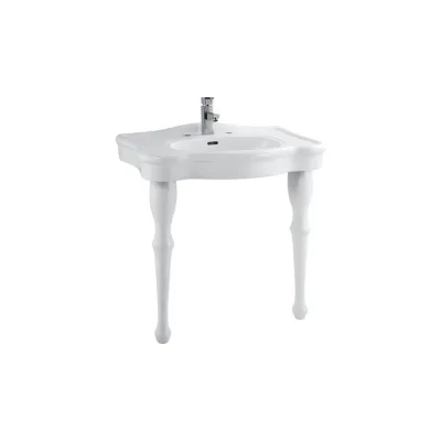 Раковина на двух фигурных ножках Creo Ceramique ORLEANS 810x550x855, с креплениями OR3300+OR3310 00047912
