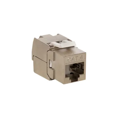 Модуль Keystone EKF TERACOM CS Cat.6 экранированный STP 110 IDC 180 градусов самозажимной (Toolless) TRCS-KSTN-T180D-6STP