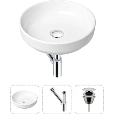Накладная раковина для ванной Lavinia Boho Bathroom Sink Slim в комплекте 3 в 1 21520168