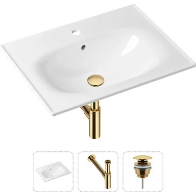 Врезная раковина для ванной Lavinia Boho Bathroom Sink в комплекте 3 в 1 21520472