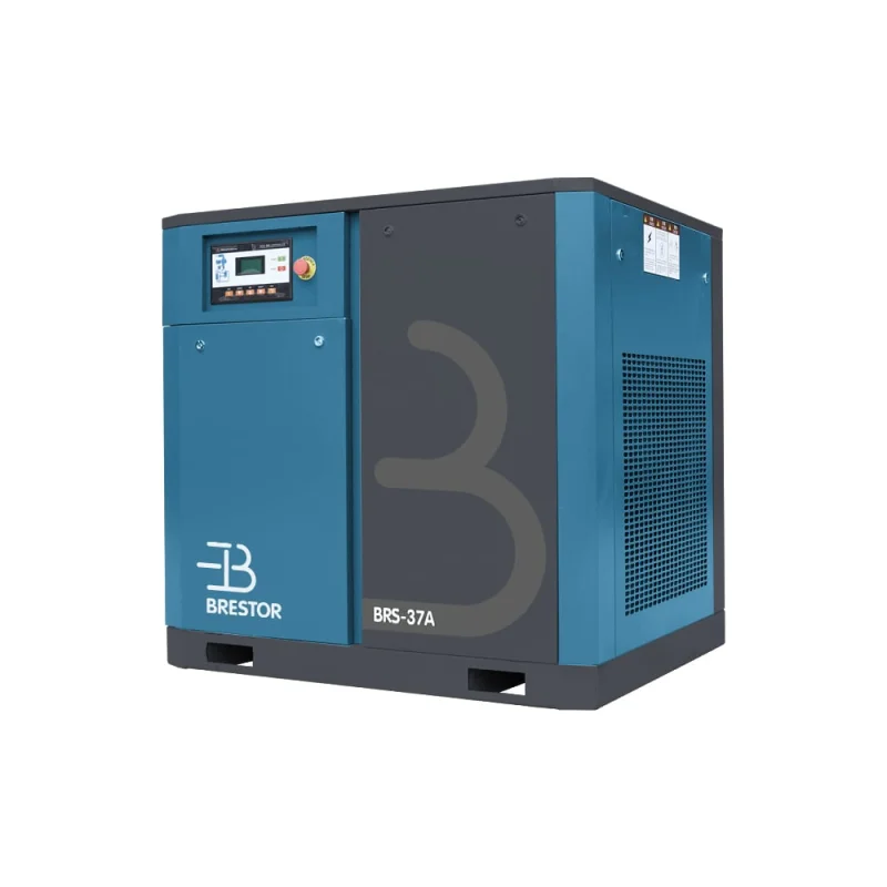 Компрессор винтовой Brestor BRS-37A (6,2м3/мин при 8бар; маслозаполненный), UCX, "Звезда/треугольник", 380В 3ф 50Гц, воздушное охлаждение MAM880 S37A8