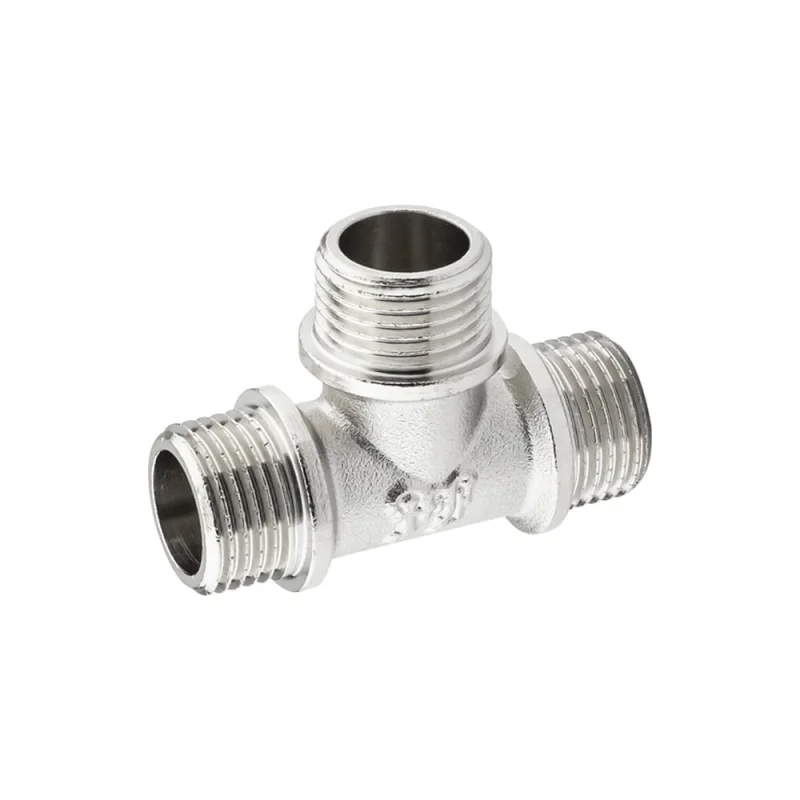 Тройник никелированный PROFACTOR н/н/н 1/2" PF TF 170