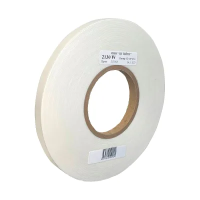 Двухсторонняя липкая лента на белой вспененной основе SV Tapes 2130 W, 12 мм, 20 м, акрил 213012.20
