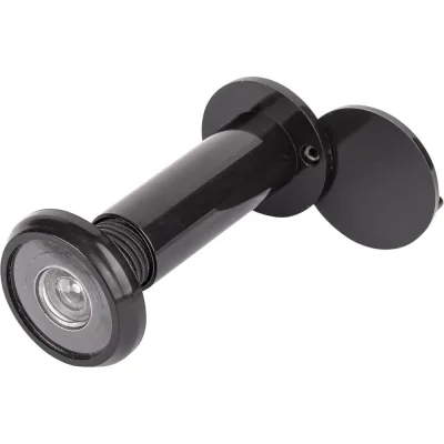 Дверной глазок Marlok гдш-2 пластик, 50-85 мм, d=16 мм, 200, bl (черный) 013012