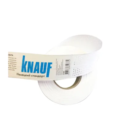 Лента бумажная для швов ГКЛ Knauf 52 мм 150 м