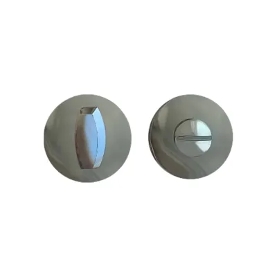 Поворотная ручка Trodos 708bk, круг 03, хром 204583