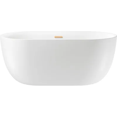 Отдельностоящая акриловая ванна Wellsee Chic Riviera 149x78 см в наборе 4 в 1 236801004