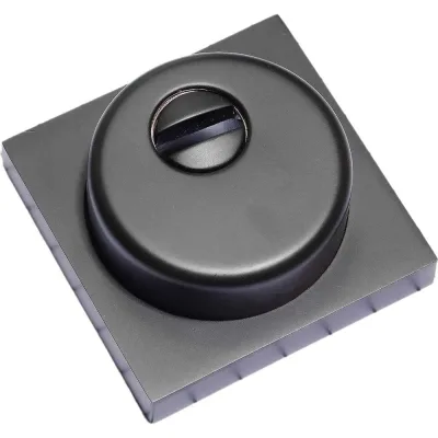 Броненакладка защитная врезная Doorlock dl pro6225s bl черная, квадратная розетка, hrc50 73385