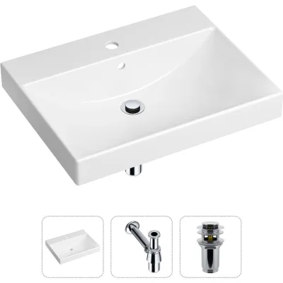 Врезная раковина для ванной Lavinia Boho Bathroom Sink в комплекте 3 в 1 21520544