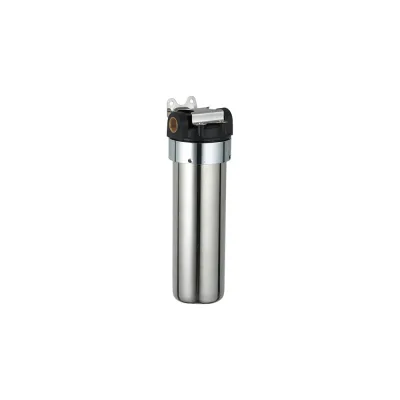 Корпус 10SL метал чёрная крышка в сборе. лат. резьба 3/4" АКВАПРО &amp; M1-S10A. 440