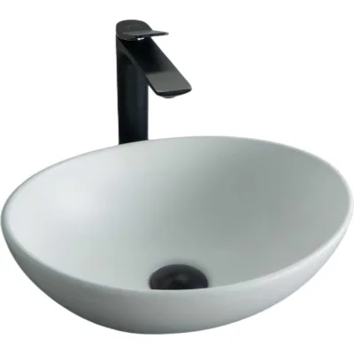 Раковина накладная Gid N900 белый матовый 41x34x15 51164