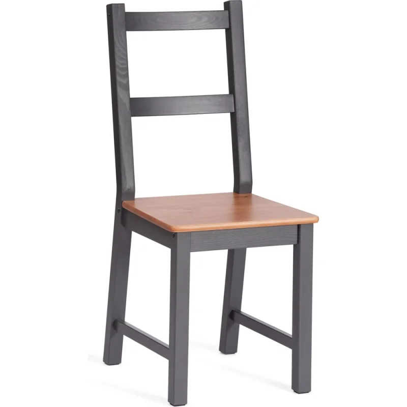 Комплект стульев Tetchair Соната 2 шт, массив сосны, 41x50x95 см, антик/графит 24776
