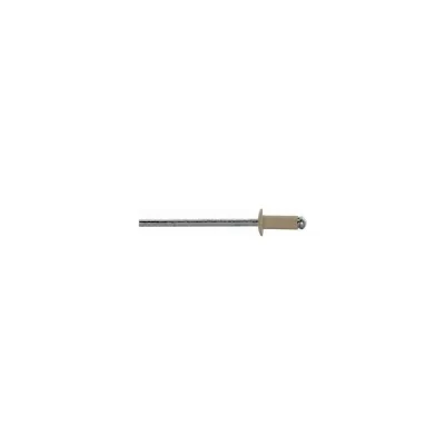 Заклепка КРЕП-КОМП алюминий/сталь крашенная 4x10 RAL8019, 1000 шт. KENNER-SRC зк4108019