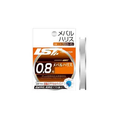 Флюорокарбоновая леска LINESYSTEM Mebaru Harisu #0.6, 50 м 03651
