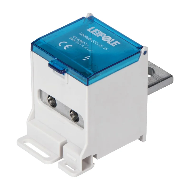 Распределительный блок (коробка) Leipole 600А, 690В, на DIN-рейку UKK6G-600/35-95/2x25 5012.056