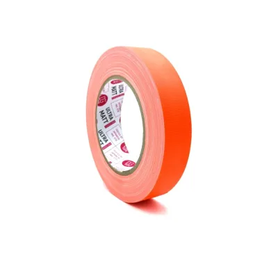 Клейкая лента DGTAPE ultraMATT - Гаффа тейп 25мм/25м - Оранжевый (светится в ультрафиолете) UMF25/25/O