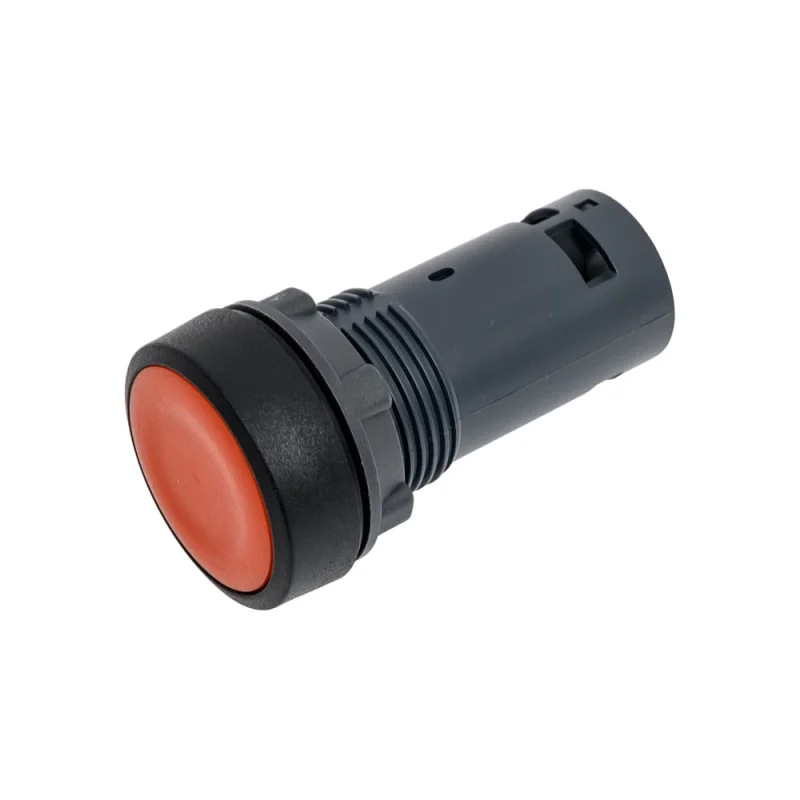 Кнопка Systeme Electric SB7 моноблочная, 22мм, красная, с возвратом, пластик, 1НЗ, IP65 SB7NA42