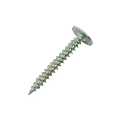Саморез КВАДРА пресс-шайба, острый конец, 4.2x32, цинк, кор. 100 шт. 420321020100