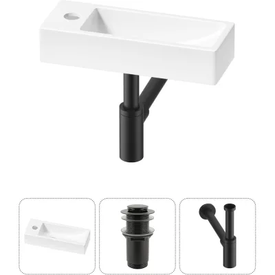 Комплект Wellsee 3 в 1 Lavinia Boho Bathroom Sink накладная/подвесная раковина 38x14 см 20215914R