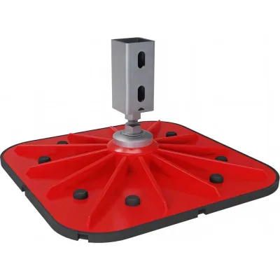 Кровельная опора с вертикальным кронштейном Fachmann SOLID FOOT 350x350 мм 04.030