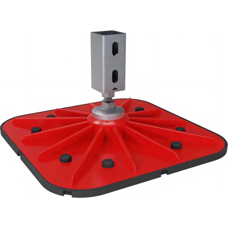 Кровельная опора с вертикальным кронштейном Fachmann SOLID FOOT 350x350 мм 04.030