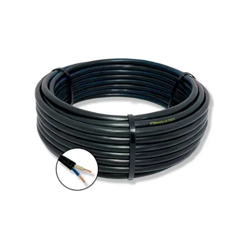 Кабель ПРОВОДНИК кгввнг(a)-ls 2x2.5 мм2, гибкий, 2м OZ62056L2
