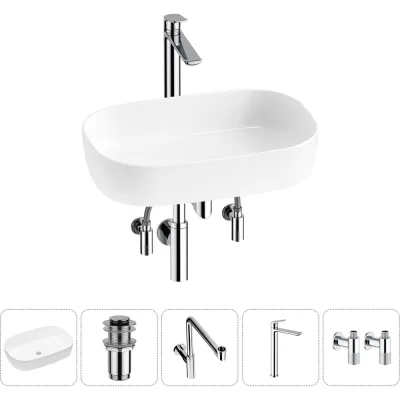 Накладная раковина для ванной Lavinia Boho комнаты Bathroom Sink в наборе 5 в 1 20217559R
