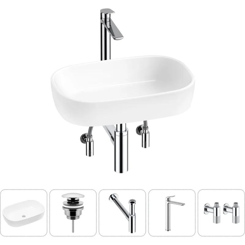 Накладная раковина для ванной Lavinia Boho комнаты Bathroom Sink в наборе 5 в 1 20217467R